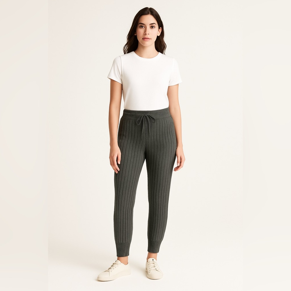 Intimately Free People Ribbed Knit Jogger Pants – Small - Picture 2 of 8
